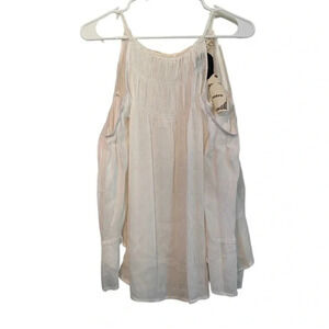 Entro White Open ShoulderTop